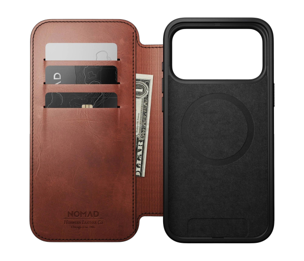Nomad Modern Leather Folio do iPhone17 Pro Max MagSafe olde dublin - 1362252 - zdjęcie 6